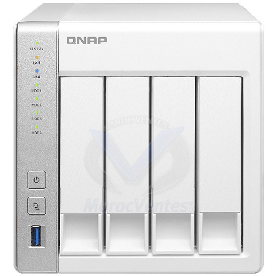 Serveur Nas 4 Baies Processeur ARM Cortex-A15 Dual Core 1.4 GHz Mémoire 1 Go TS-431+