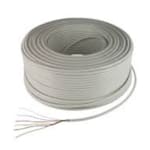 Cable D'alarme Certifier 6 x 0,22 mm2 Couleur Blanc Bobine 100/500