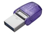 DataTraveler microDuo 3C 128 Go Clé USB Type-A / USB Type-C 3.2 Gen 1 (3.1 Gen 1) Violet