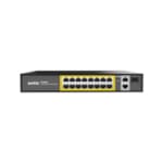 SWITCH POE 16 PORTS 10/100MB 802.3AT/AF P116GH 2*GIGABIT UPLINK 1*SFP