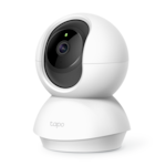 Pan/Tilt Home Security Wi-Fi CameraSPEC: 1080p, 2.4 GHz, Horizontal 360ºFEATURE: Pan/Tilt, Motion Detection and Notifications, Sound and Light Alarm, Remote Control, Two-Way Audio, Voice Control (Works with Google Assistant and Alexa), Local Storage t
