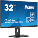 PROLITE Ecran 32 Pouces avec Commutateur KVM Dock USB-C et RJ45 (LAN) HDMI DisplayPort USB-C