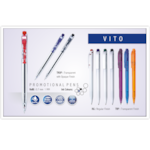 Stylo à bille VITO TR noir en distributeur de 35 unités