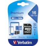 MicroSDHC 16 Go  Classe 10 avec adaptateur