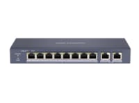 Switch 8 Ports POE Non Géré Fast Ethernet 2 ports Uplink GE