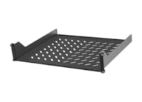 Étagère de montage de rack - noir - 2U - 19"