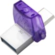 DataTraveler microDuo 3C 128 Go Clé USB Type-A / USB Type-C 3.2 Gen 1 (3.1 Gen 1) Violet DTDUO3CG3/128 Go