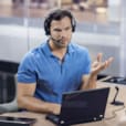 Micro-casque professionnel sans fil Bluetooth binaural pour professionnel compatible smartphone et tablette 506044