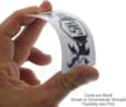 CARTE RFID EM 125KHZ AVEC NUMERO DE SERIE D3802EMSNR