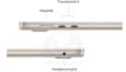Apple MacBook Air 15 pouces M5 16 Go 1 To Lumière Stellaire (MDVE4FN/A) MDVE4FN/A