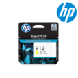 HP 912 Yellow Original Ink Cartridge 3YL79AE-BGX