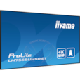 TOTEM AFFICHAGE DYNAMIQUE 75" 4K UHD AVEC ROULETTES 24/7 LH7565UHSB