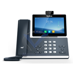 Téléphone SIP-T58W avec Caméra Série T5 16 Comptes SIP Écran Tactile Capacitif Réglable de 7 pouces