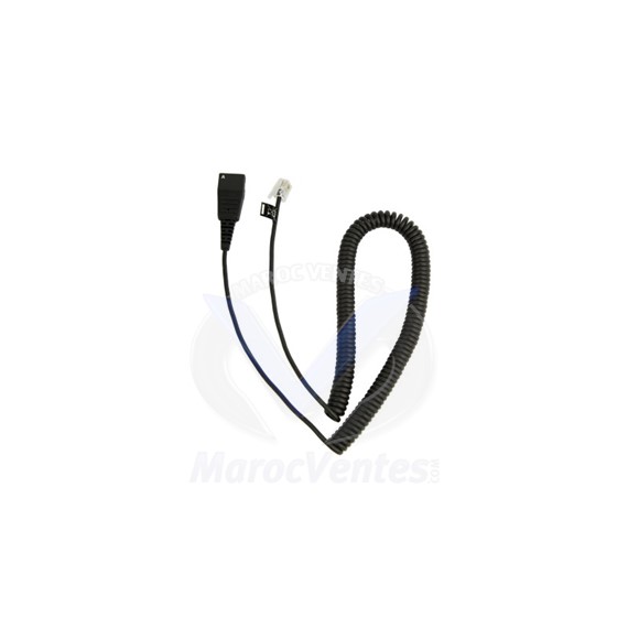 Cordon Jquick disconnect QD vers interface modulaire RJ10 2 mètres 8800-01-37