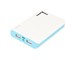 Batterie de secours 10400 mAh Blanc / Bleu