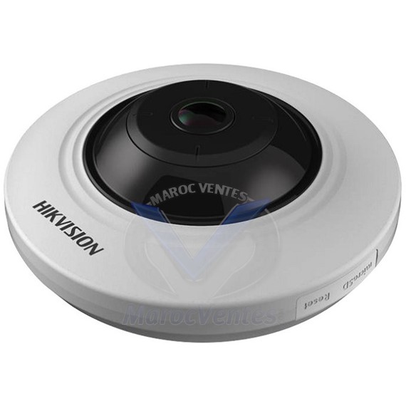 CAMERA Interne IP Fixed Fisheye 5MP IR08m Audio DS-2CD2955FWD-IS