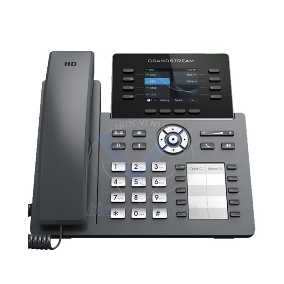 Téléphone IP 4 Comptes SIP Professionnel Ecran LCD Couleur Rétroéclairé de 2,8" GRP2634