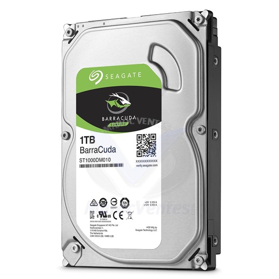 Disque dur interne 1 To BarraCuda SATA III 3.5" 7200 RPM SATA 6 Gb/s 64 MB HDDSEA006