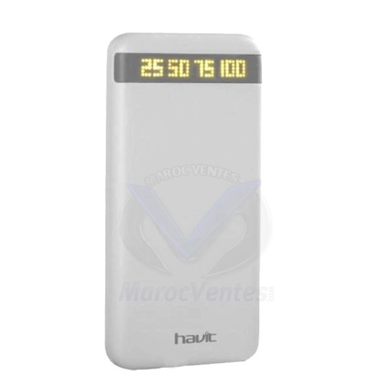 Batterie externe double affichage numérique USB 16000 mAh lampe de poche HV-PB790