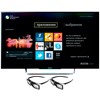 Smart TV LCD LED 55  FULL HD 3D (active) 2 Paires de Lunettes
