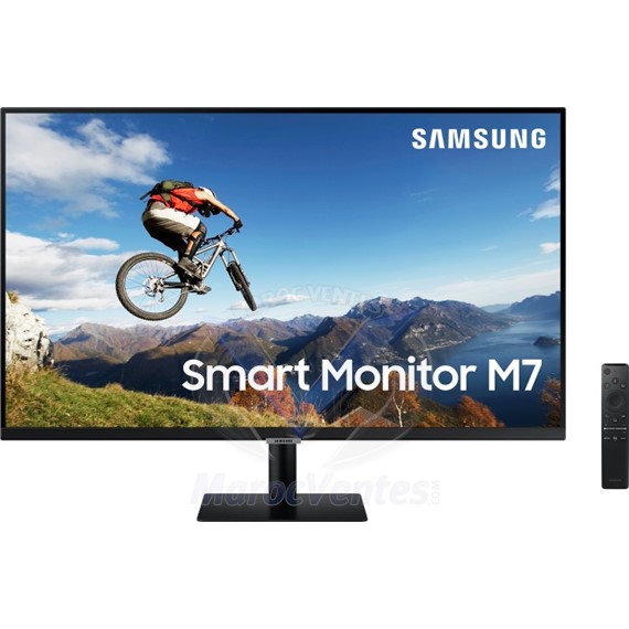 Ecran Moniteur Flat 32" SMART 4K Serie 7 Noir LS32AM700UMXZN