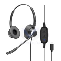 Casque Binaural UC Connexion USB-C Cordon USB C-RX PRO 5000 B USB-C RX