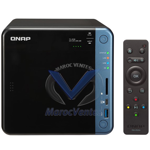 Serveur NAS DESKTOP 4 Baies 8GB RAM  0TB DISKLESS TS-453B-8G