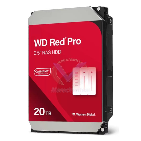 Disque dur NAS WD Red Pro - 20 To WD202KFGX