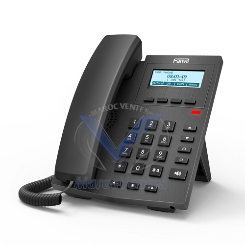 Téléphone IP 2 Ligne Voix HD PoE X1P
