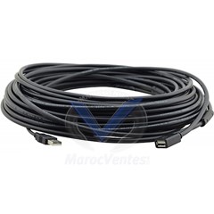 CÂBLE D'EXTENSION ACTIVE USB 2.0 A(M) À A(F) - 7,6 MÈTRES
