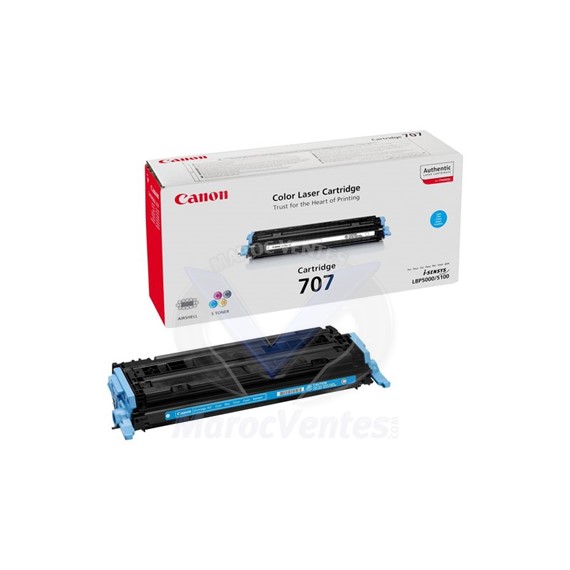 CANON 707 TONER ORIGINAL CYAN  2000 pages 9423A004AA
