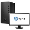 Ordinateur format microtour HP Desktop Pro 300 G6 + Ecran HP P21 20,7 i5-10400 4GB 1TB FreeDos