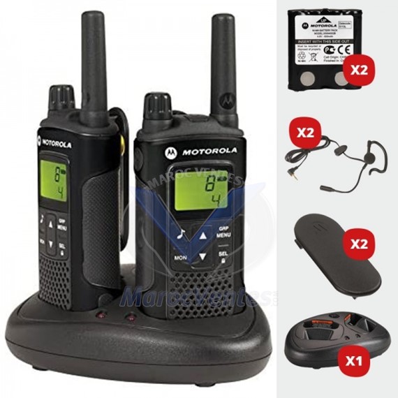 Talkies-Walkies  Motorola étanches (pluie) XT180