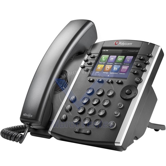Téléphones multimédias professionnels Polycom série professionnel couleur 12 Lignes 2200-46157-025 VVX 400