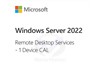 Windows Server 2022 Remote Desktop Services - 1 Device CAL DG7GMGF0D7HX:0006