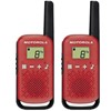 Talkies-Walkies sans Licence Motorola TLKR T42 - Rouge