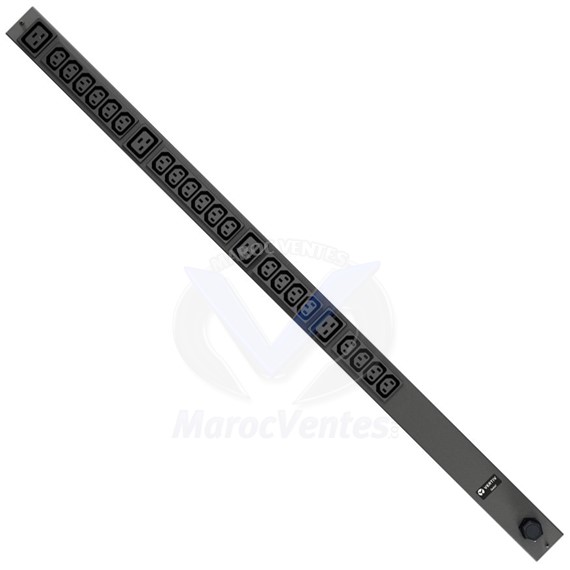 Vertiv Geist Rack PDU, Basic, 0U, input IEC 60309 230V 16A, outlets (20)C13 (4)C19 VP7551
