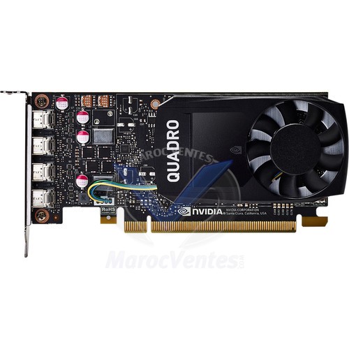 Carte graphique Quadro P1000 4 Go PCI 3.0 x16 1ME01AA