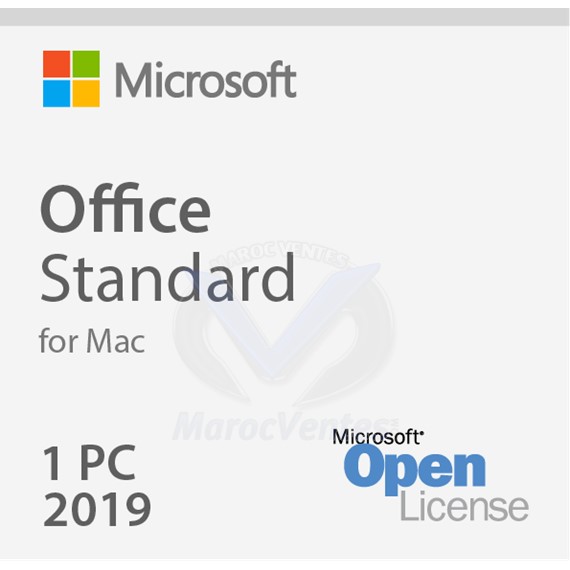 Licence Office Mac Standard 2019 SNGL OLP NL 3YF-00652