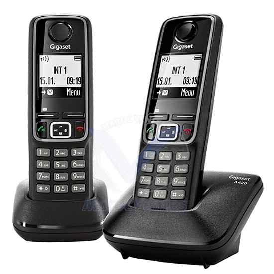 Siemens 4250366825397 - Téléphone sans fil DECT avec combiné  supplémentaire, Les meilleurs prix au maroc