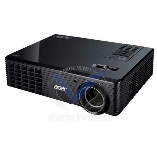 ACER X112 Vidéoprojecteur SVGA DLP  Rapport de projection : 1,95-2,15 : 1  Luminosité : 2 700 lumens  Résolution : SVGA (800 x 600)  Contraste : 13 000:1  Jusqu