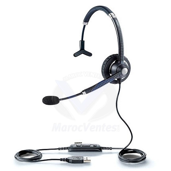 UC Voice 750 Mono Dark - Casque - supra-oral - foncé 7593-829-409