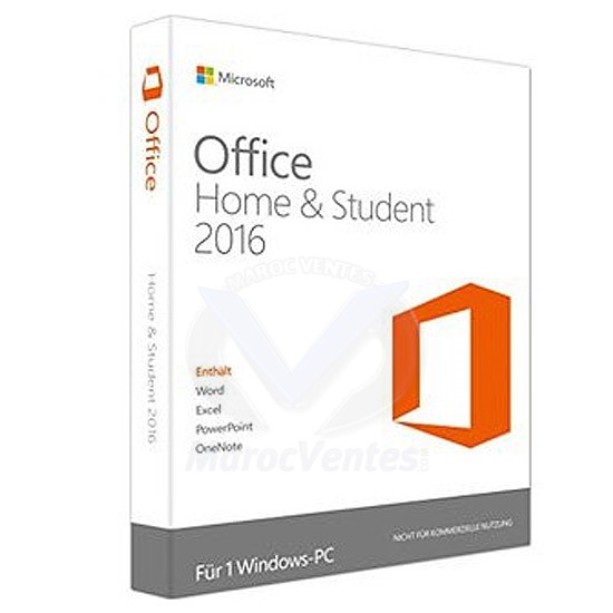 MS Office Home & Student 2016Win French Africa Only Medials 79G-04352