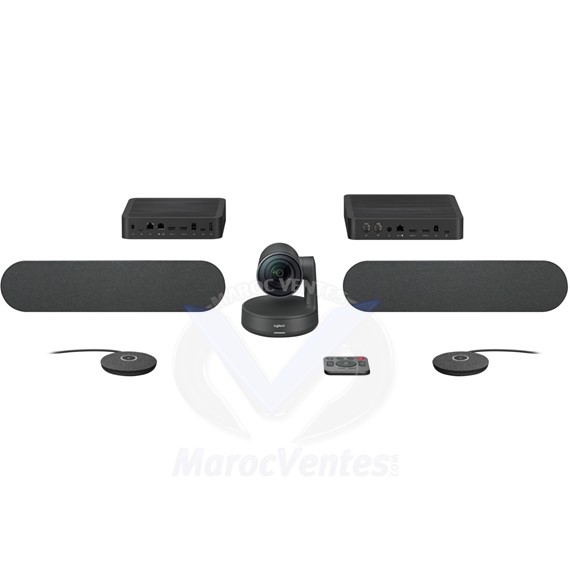 Rally Plus Système de vidéo conférence  (1xCamera 2xSpeaker 2xMic Table & Display Hub) 960-001242