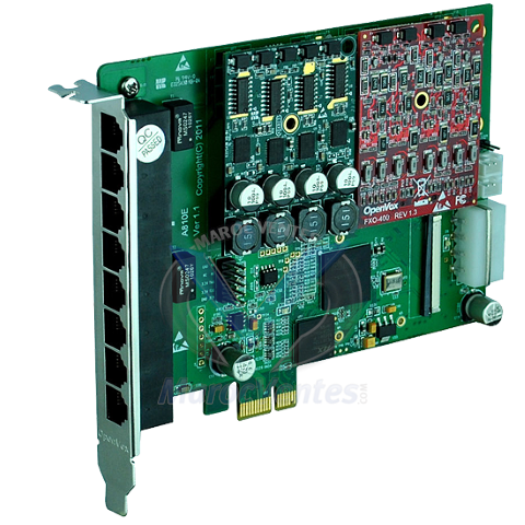 Carte Analogique PCI-E 8 Port FXO / FXS A810E