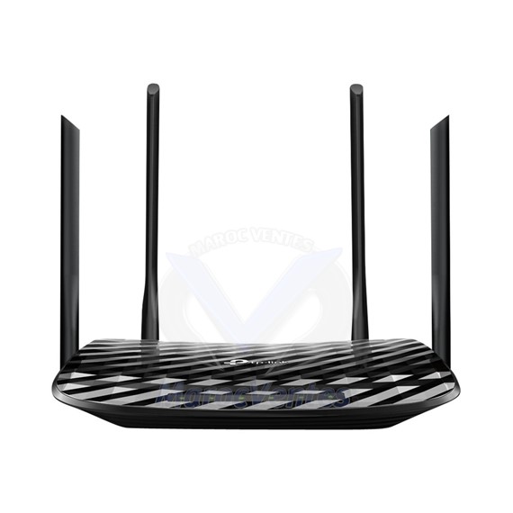 Routeur sans fil commutateur 4 ports GigE 802.11a/b/g/n/ac Bi-bande ARCHER C6