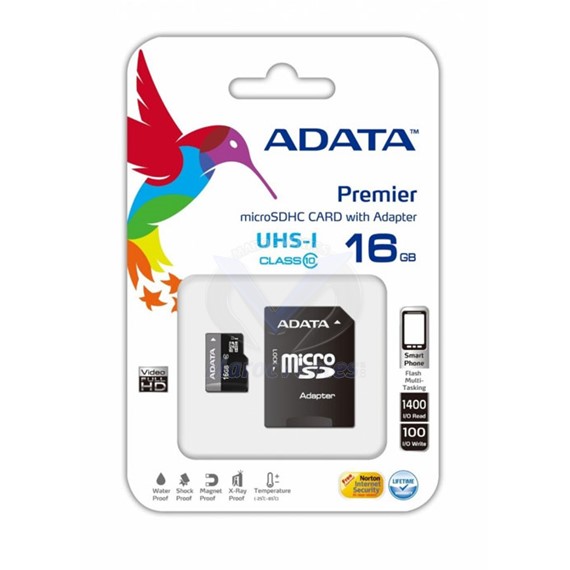 Carte mémoire Micro SD 16 Go class 4 AUSDH16GCL4-RA1