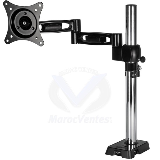 Support 1 Bras Hub 4 Ports USB 2.0 pour Ecran de 13 à 32" Arctic Z1