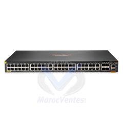 Aruba 6300F 48G CL4 PoE 4SFP56 Sw [48 ports 10/100/1000 PoE + 4 ports 1G/10G/25G/50G SFP, L3 Full managed] JL665A