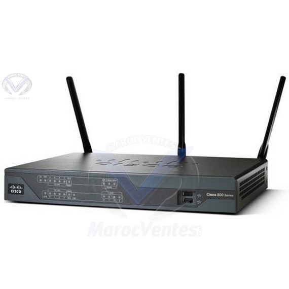 Routeur Sans Fil 887V VDSL2 Avec 3G- DSL/Modem Cellulaire - 802.11b/G/N (Draft 2.0) CISCO887VGW-GNE-K9